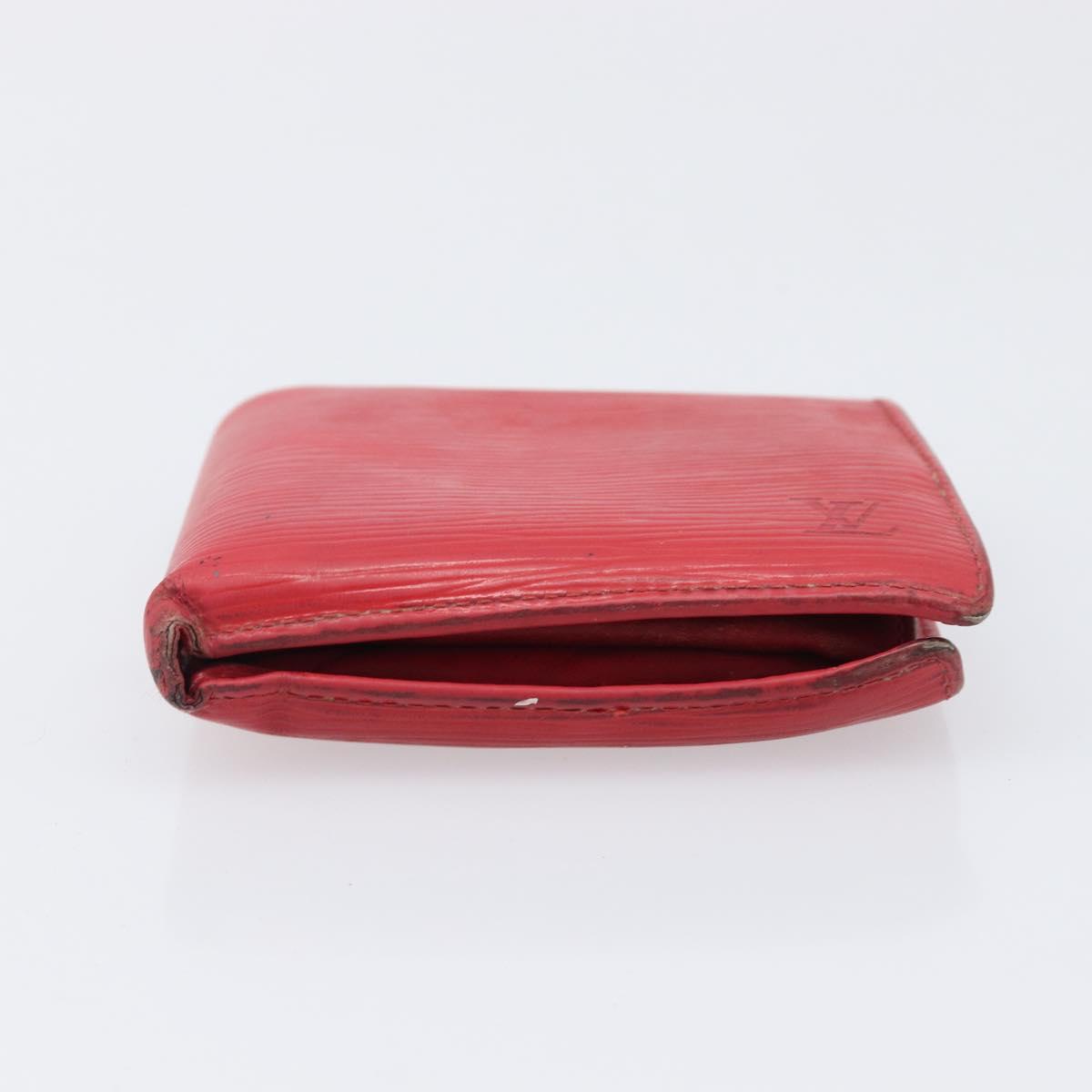 LOUIS VUITTON Epi Wallet 5 Set Red Blue Yellow LV Auth BA15468