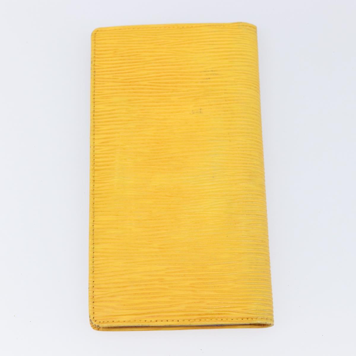LOUIS VUITTON Epi Wallet 5 Set Red Blue Yellow LV Auth BA15468