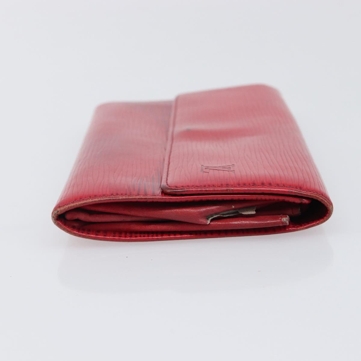 LOUIS VUITTON Epi Wallet 5 Set Red Green Blue LV Auth BA15469