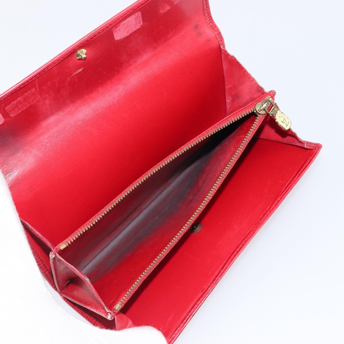 LOUIS VUITTON Epi Wallet 5 Set Red Green Blue LV Auth BA15469