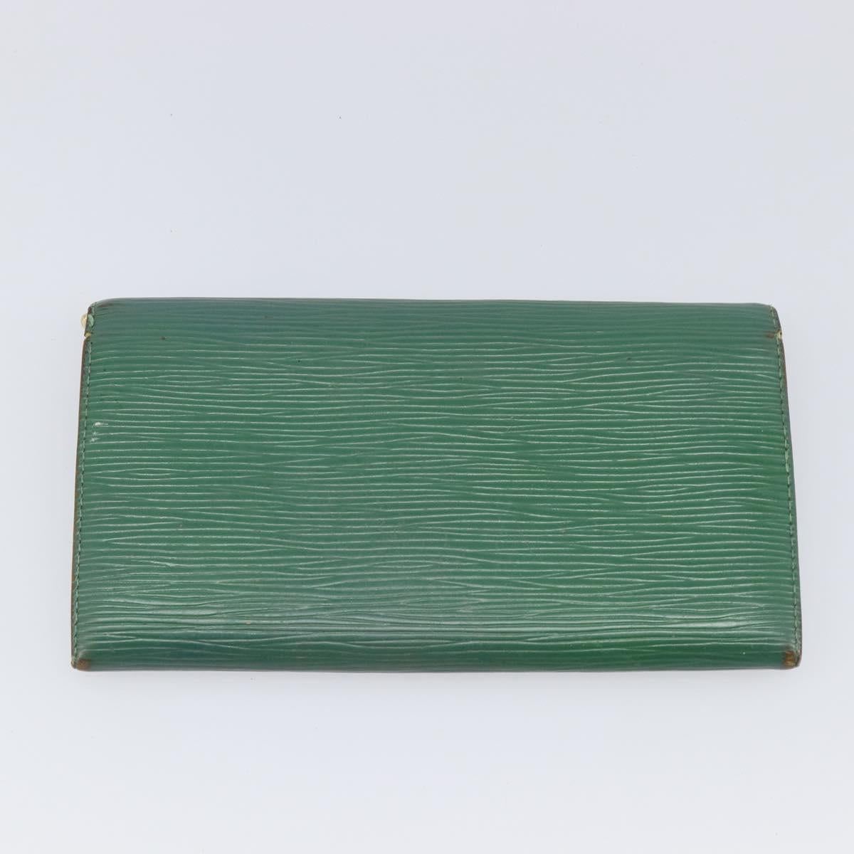 LOUIS VUITTON Epi Wallet 5 Set Red Green Blue LV Auth BA15469