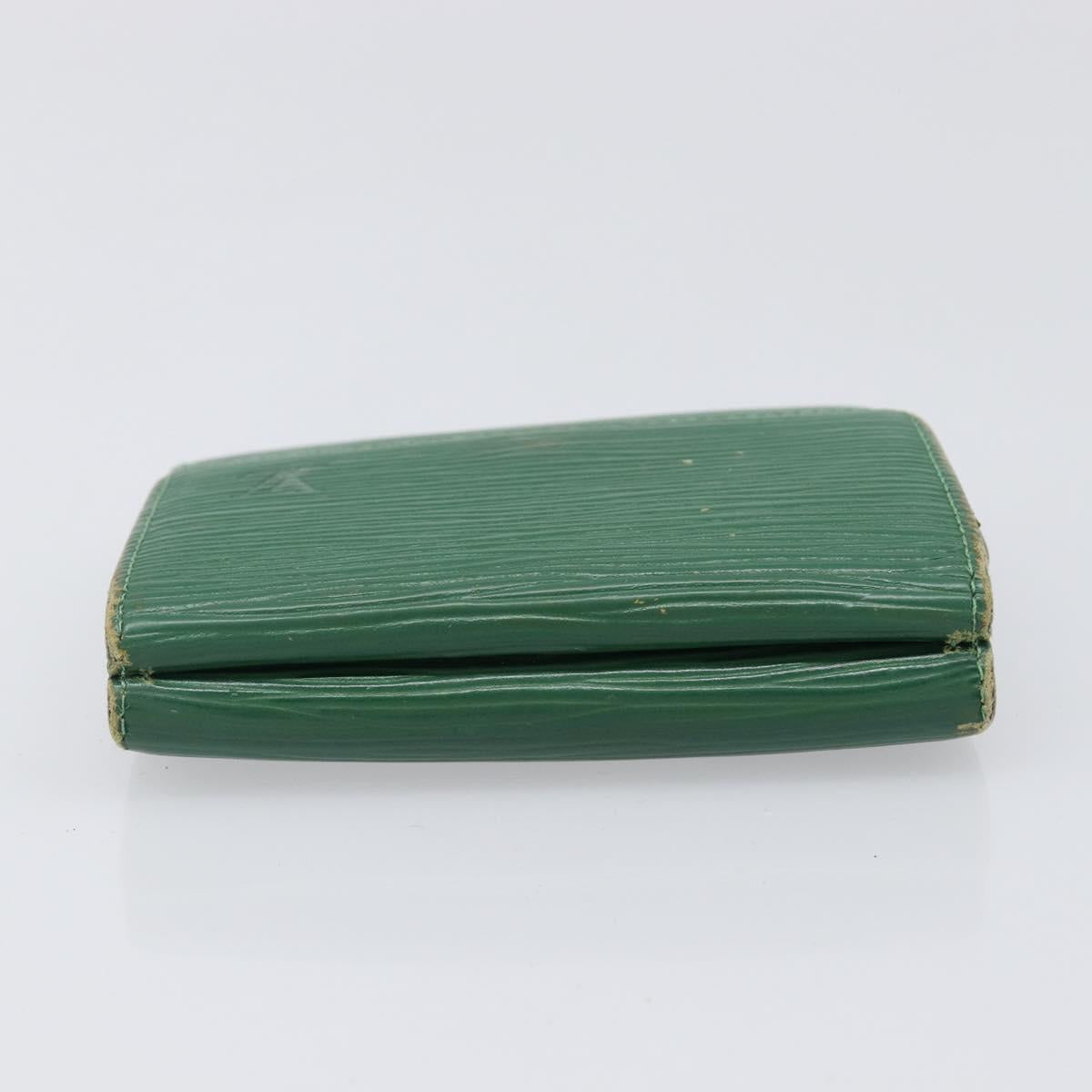 LOUIS VUITTON Epi Wallet 5 Set Red Green Blue LV Auth BA15469