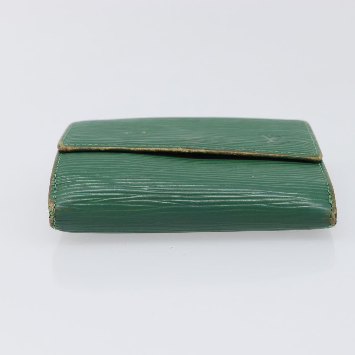 LOUIS VUITTON Epi Wallet 5 Set Red Green Blue LV Auth BA15469