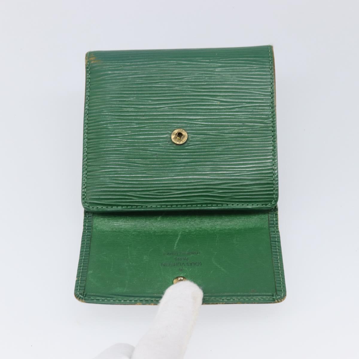 LOUIS VUITTON Epi Wallet 5 Set Red Green Blue LV Auth BA15469