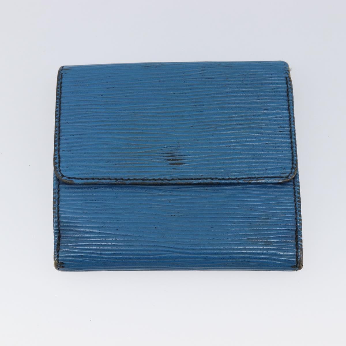 LOUIS VUITTON Epi Wallet 5 Set Red Green Blue LV Auth BA15469