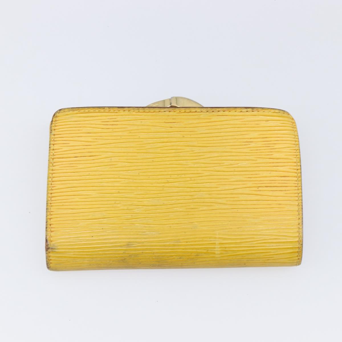 LOUIS VUITTON Epi 5 Set Wallet Red Yellow Green LV Auth BA15470