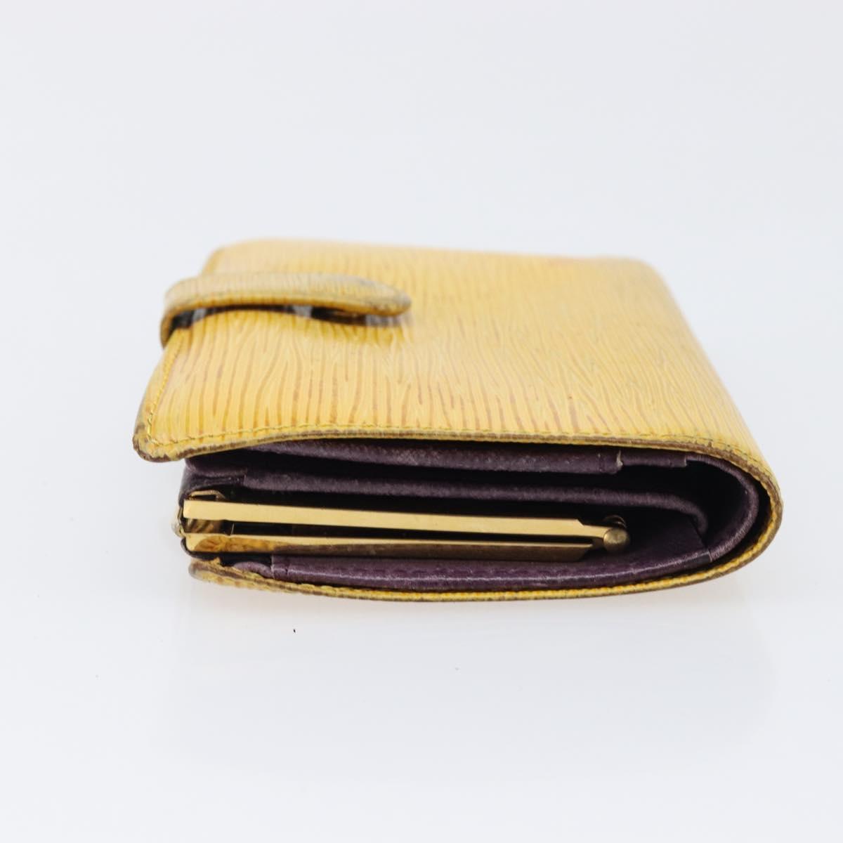 LOUIS VUITTON Epi 5 Set Wallet Red Yellow Green LV Auth BA15470