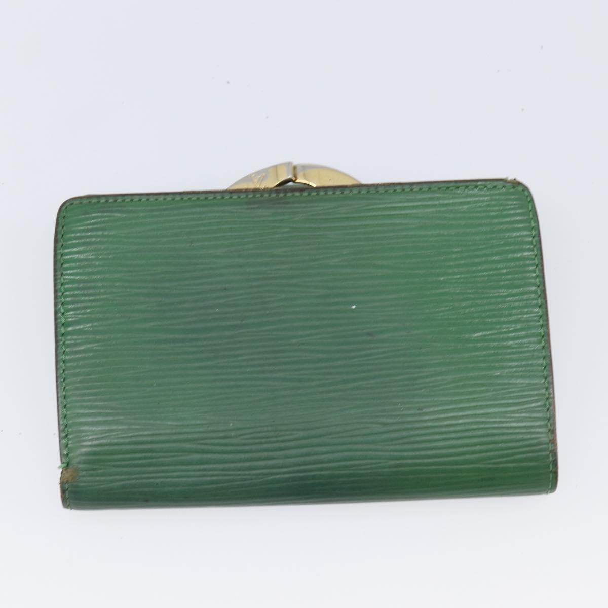 LOUIS VUITTON Epi 5 Set Wallet Red Yellow Green LV Auth BA15470
