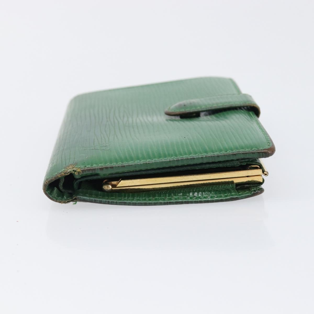 LOUIS VUITTON Epi 5 Set Wallet Red Yellow Green LV Auth BA15470