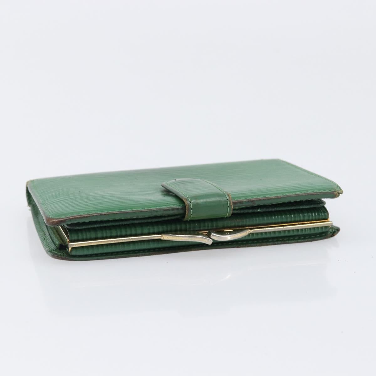 LOUIS VUITTON Epi 5 Set Wallet Red Yellow Green LV Auth BA15470