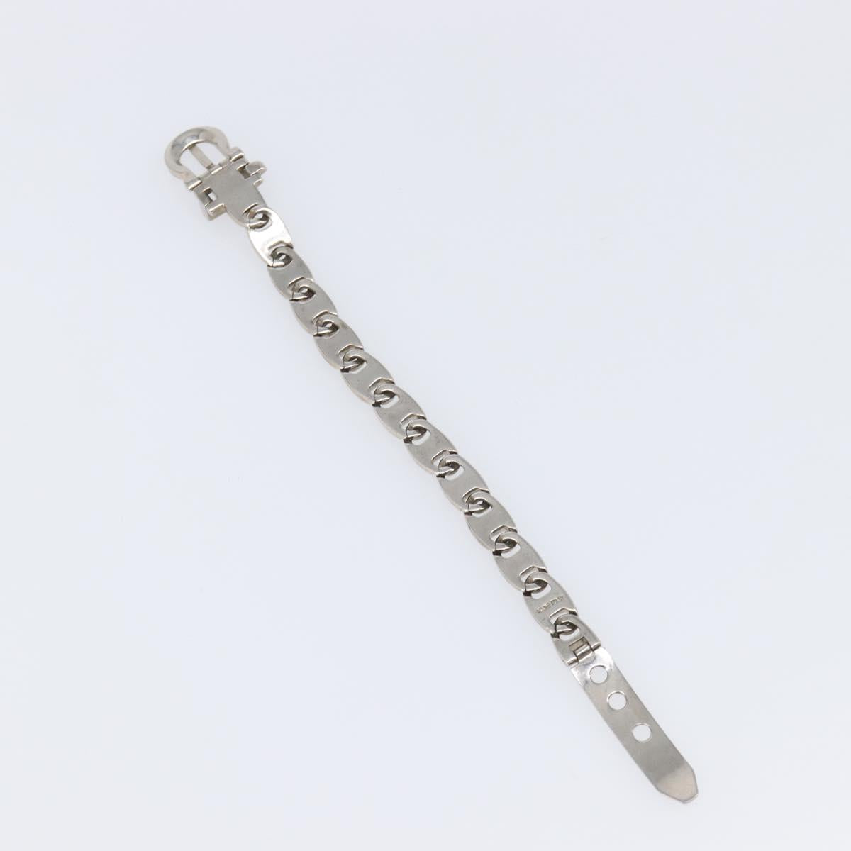 Salvatore Ferragamo Bracelet Metal Silver Auth BA15472A