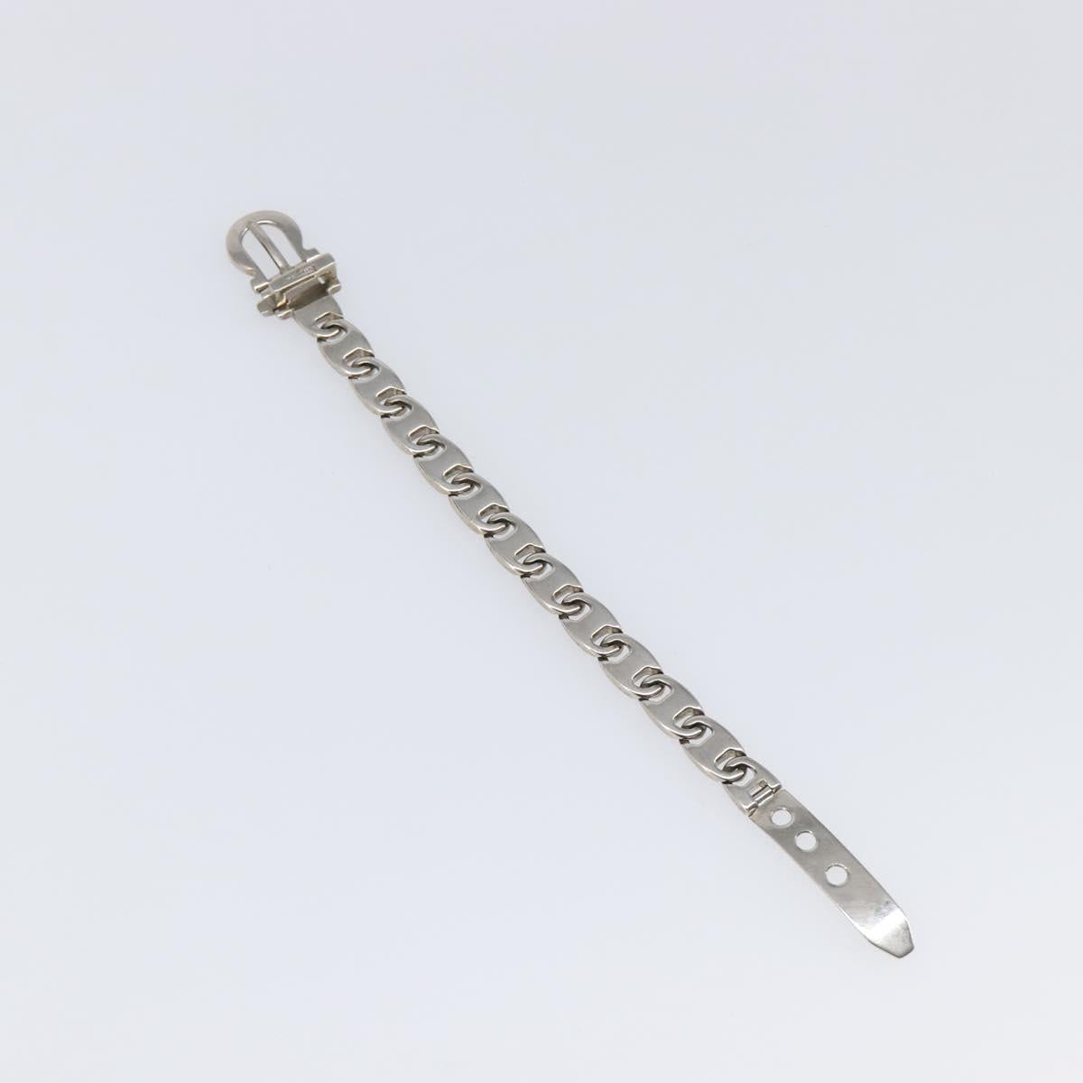 Salvatore Ferragamo Bracelet Metal Silver Auth BA15472A
