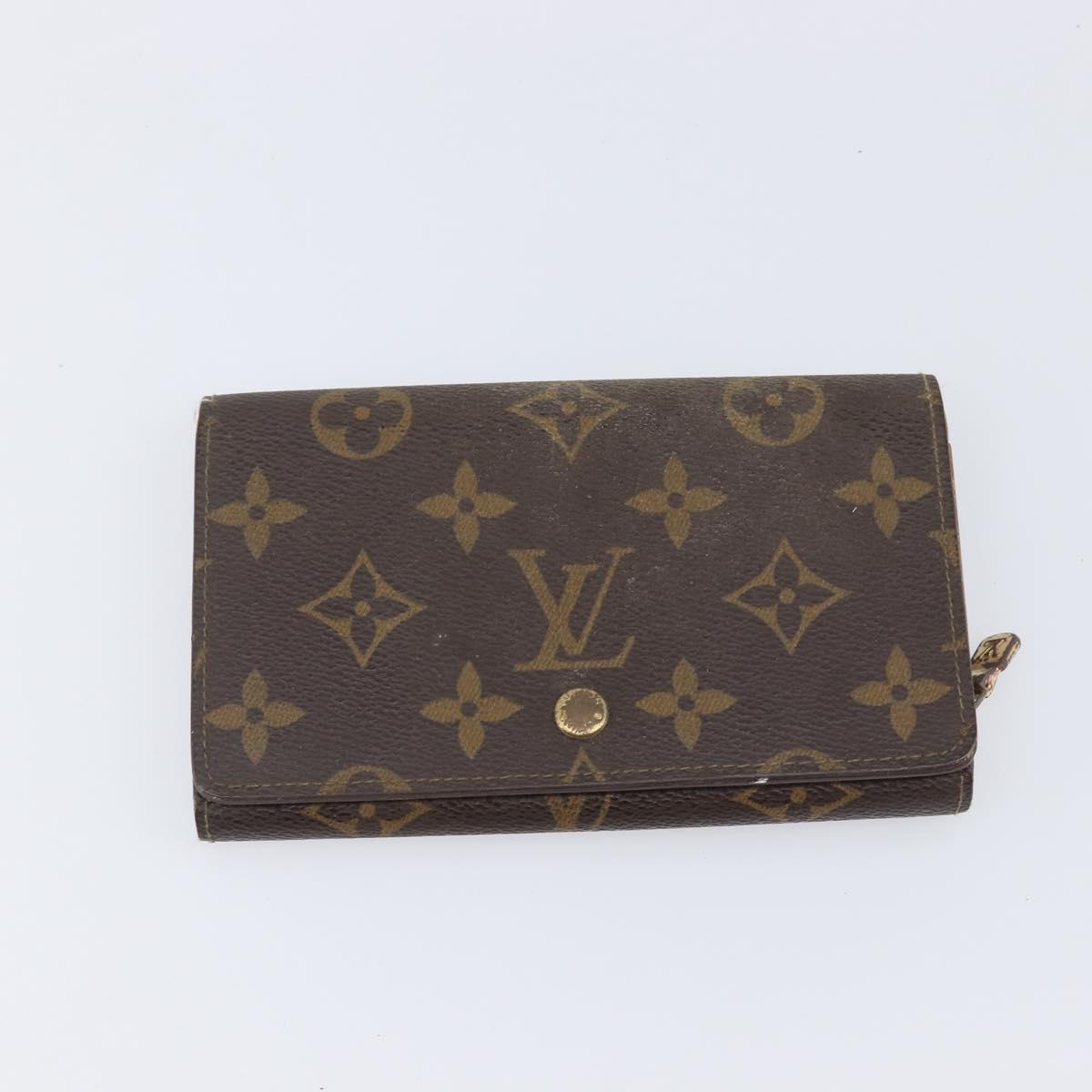 LOUIS VUITTON Monogram Wallet 5 Set LV Auth BA15479