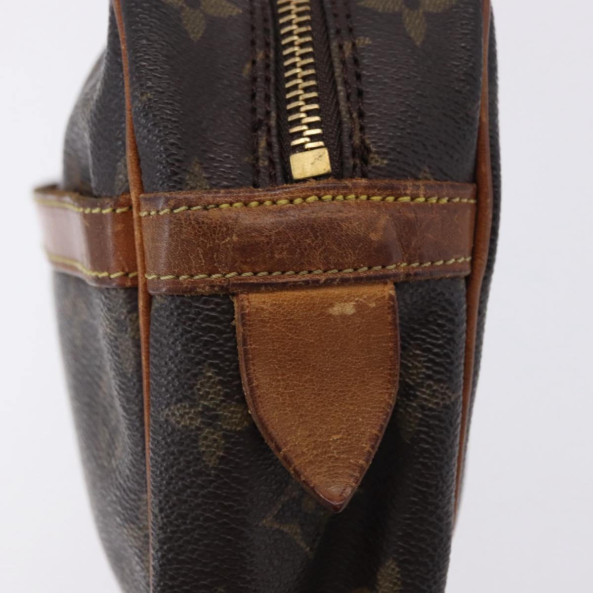 LOUIS VUITTON Monogram Compiegne 28 Clutch Bag M51845 LV Auth BA15480