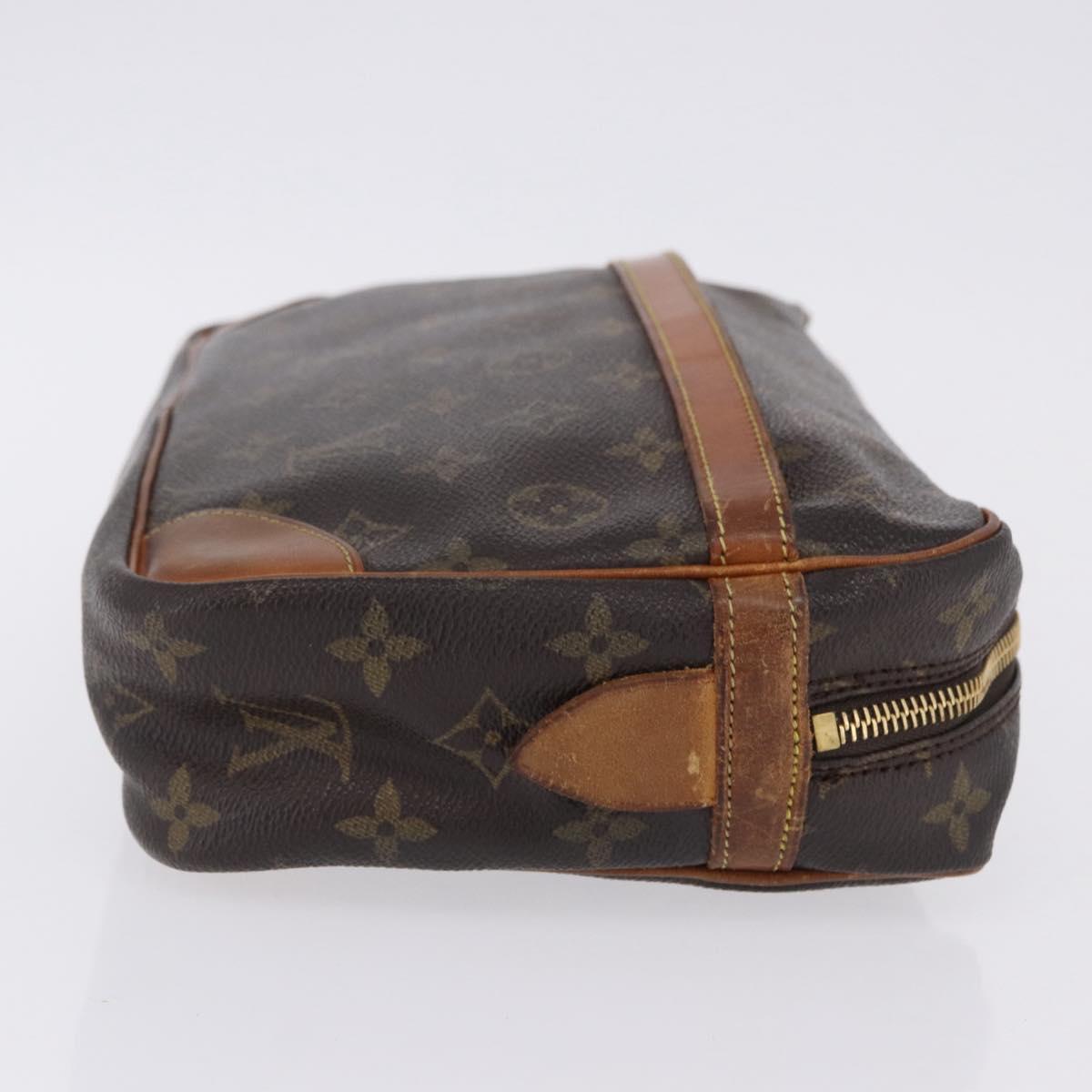LOUIS VUITTON Monogram Compiegne 28 Clutch Bag M51845 LV Auth BA15480
