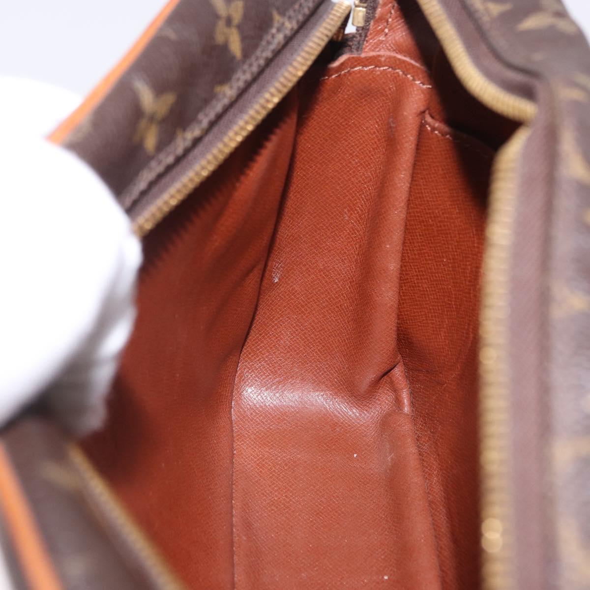 LOUIS VUITTON Monogram Compiegne 28 Clutch Bag M51845 LV Auth BA15481