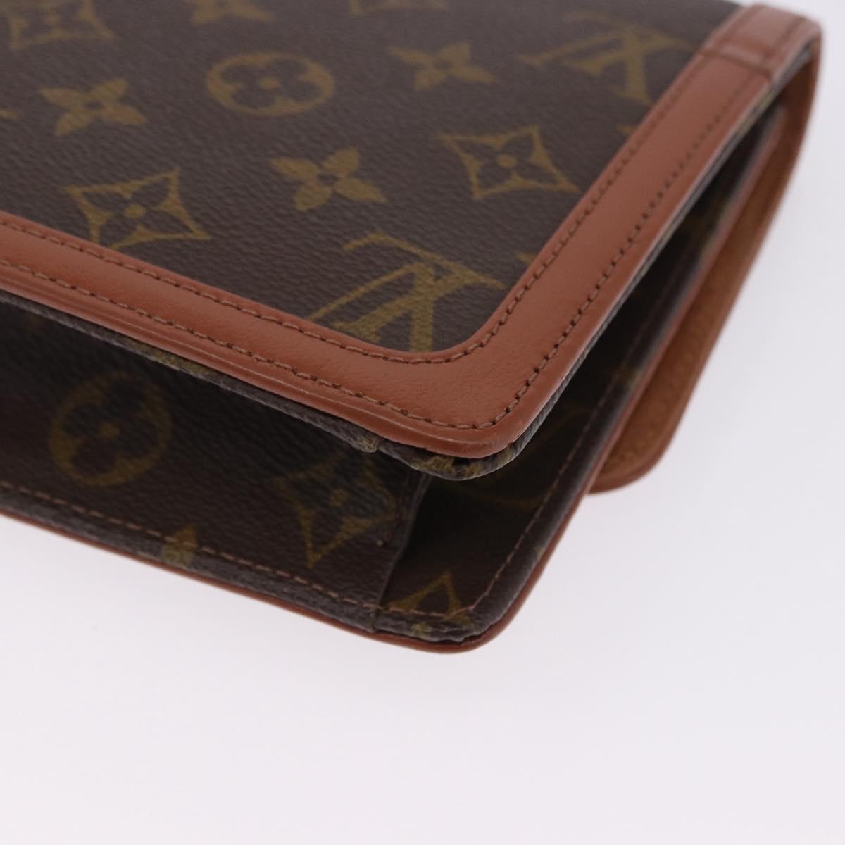 LOUIS VUITTON Monogram Pochette Dam GM Clutch Bag M51810 LV Auth BA15482