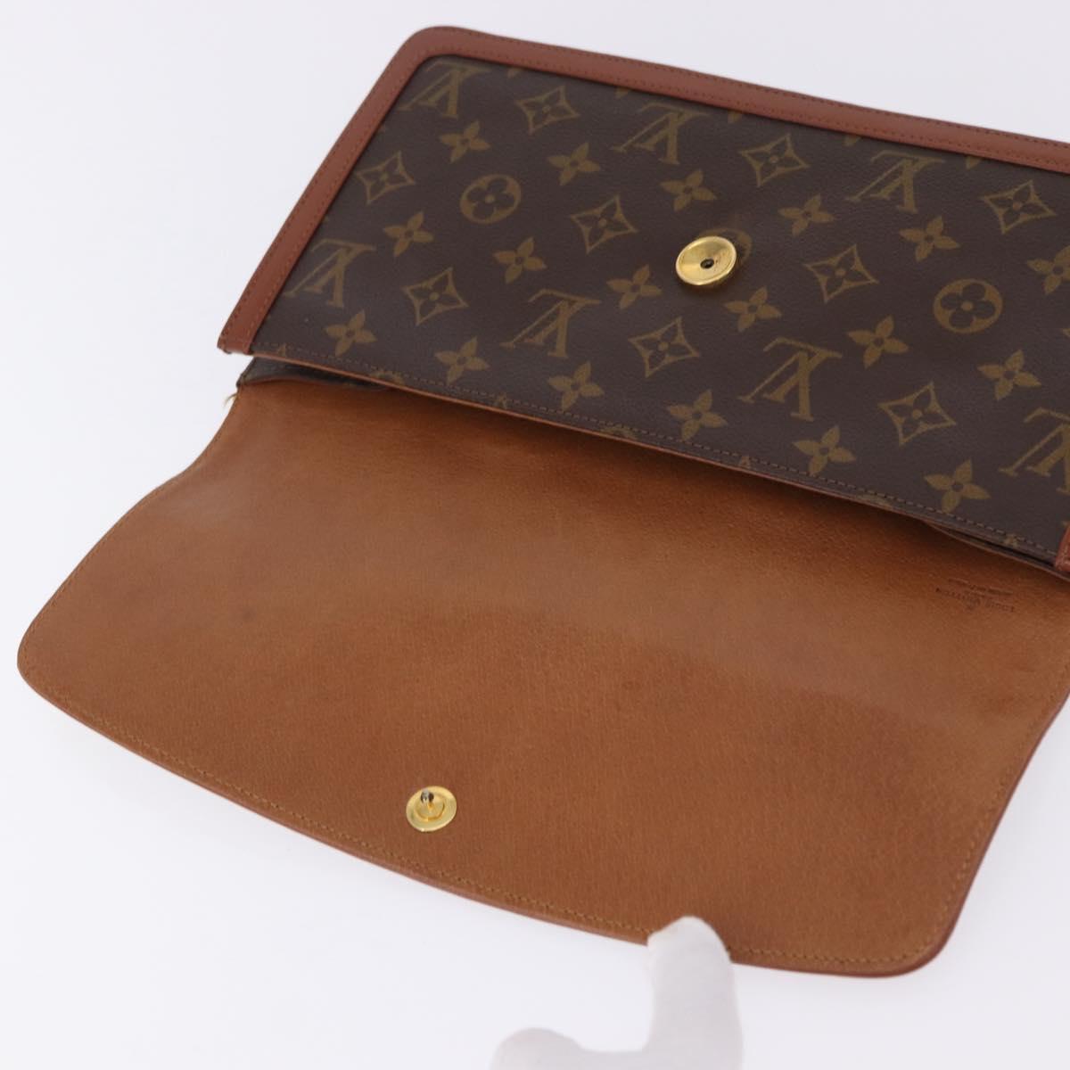 LOUIS VUITTON Monogram Pochette Dam GM Clutch Bag M51810 LV Auth BA15482