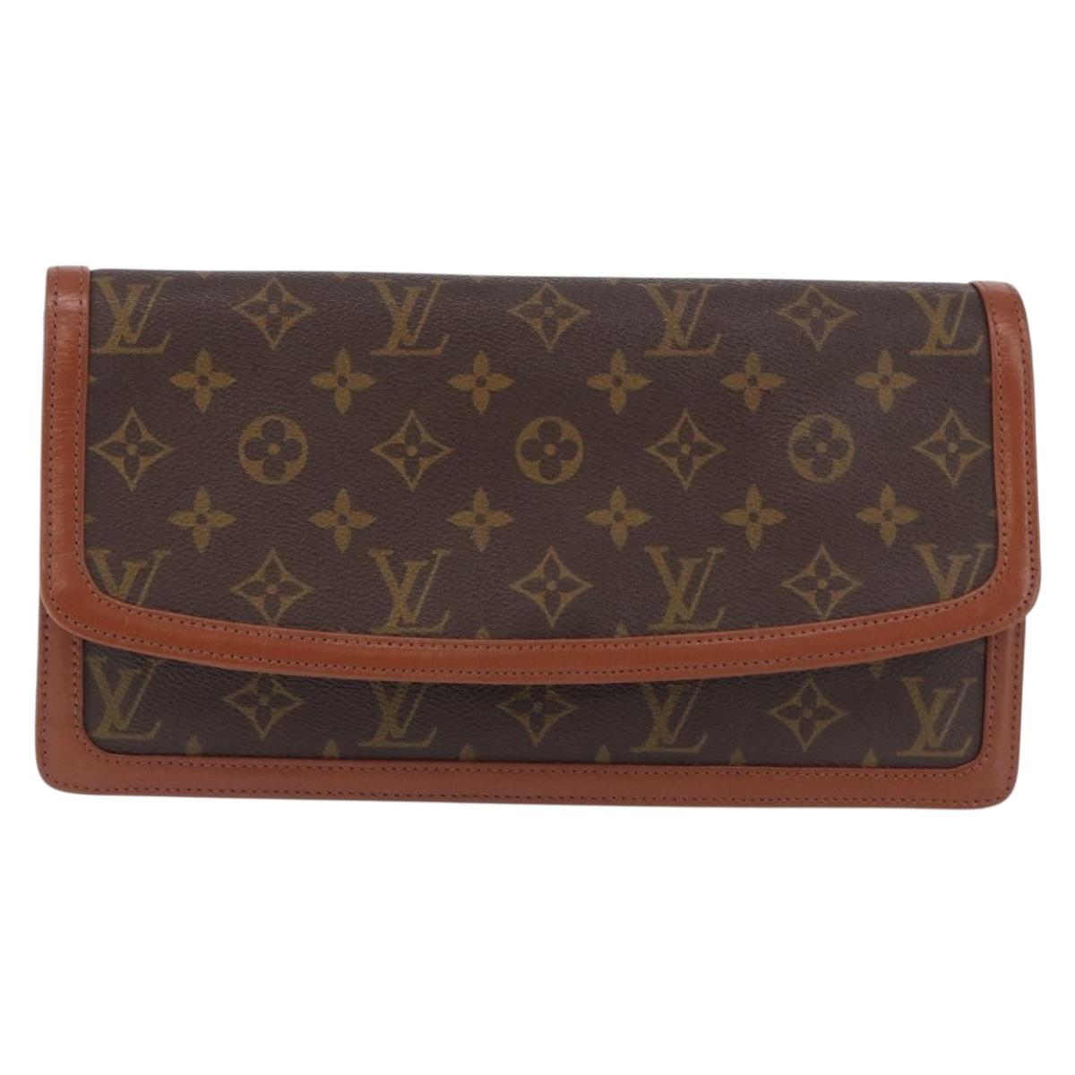 LOUIS VUITTON Monogram Pochette Dam GM Clutch Bag M51810 LV Auth BA15482