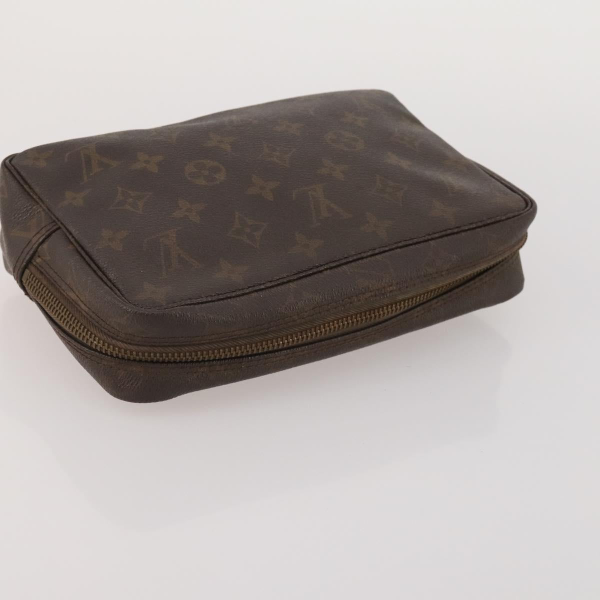 LOUIS VUITTON Monogram Clutch Bag 3 Set LV Auth BA15484