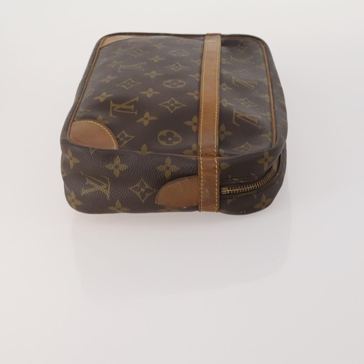 LOUIS VUITTON Monogram Clutch Bag 3 Set LV Auth BA15484