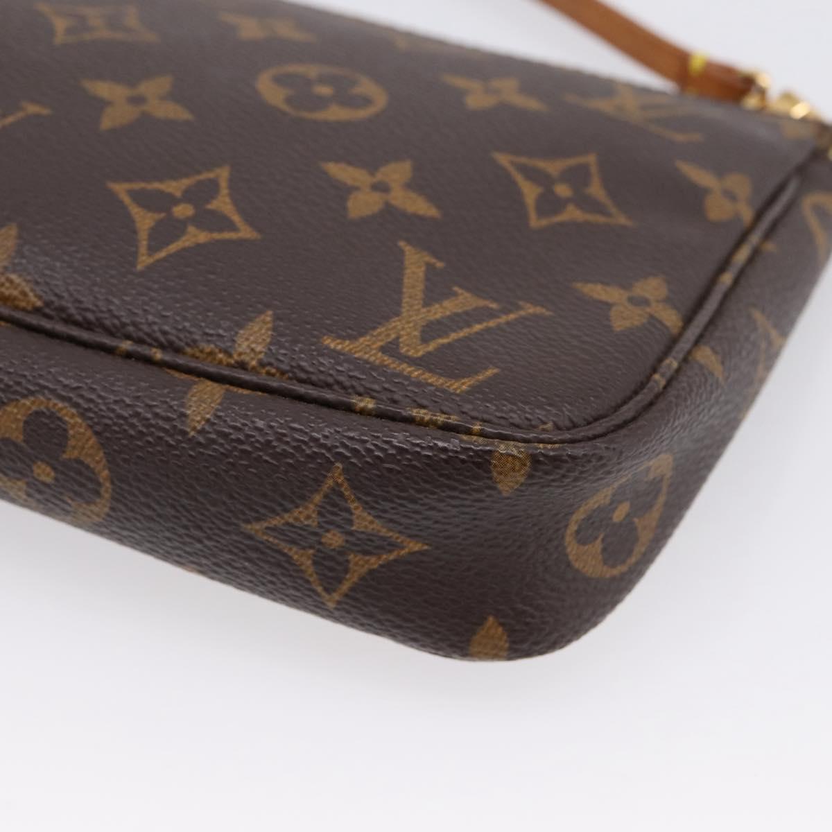 LOUIS VUITTON Monogram Pochette Accessoires Pouch M51980 LV Auth BA15494