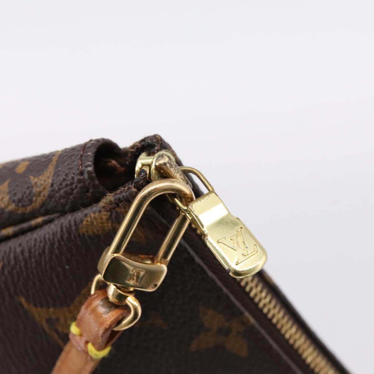 LOUIS VUITTON Monogram Pochette Accessoires Pouch M51980 LV Auth BA15494