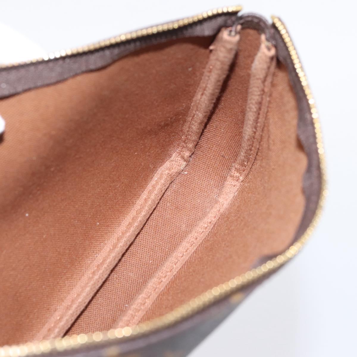 LOUIS VUITTON Monogram Pochette Accessoires Pouch M51980 LV Auth BA15494