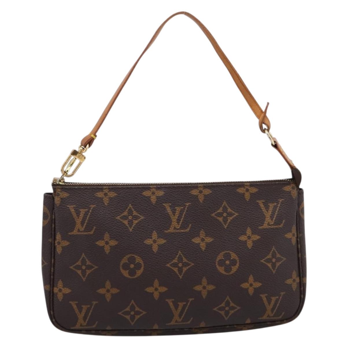 LOUIS VUITTON Monogram Pochette Accessoires Pouch M51980 LV Auth BA15494