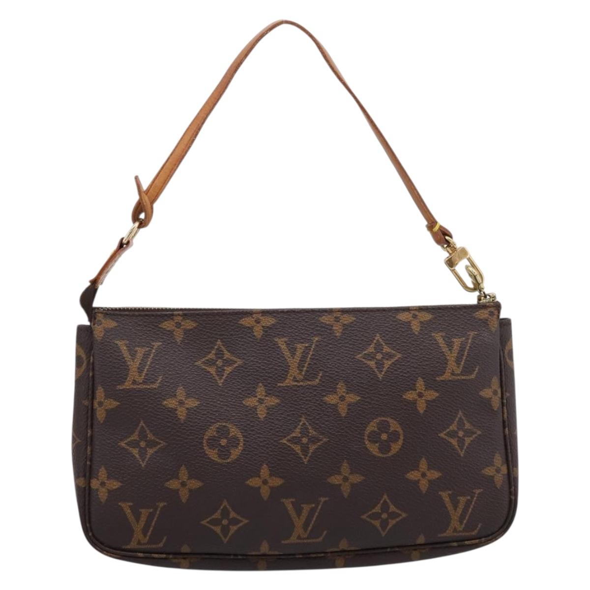 LOUIS VUITTON Monogram Pochette Accessoires Pouch M51980 LV Auth BA15494
