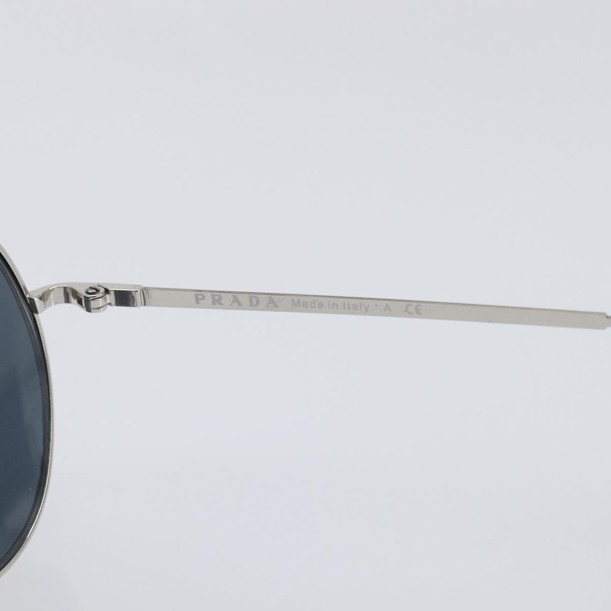 PRADA Sunglasses Metal Yellow Red Auth BA15496