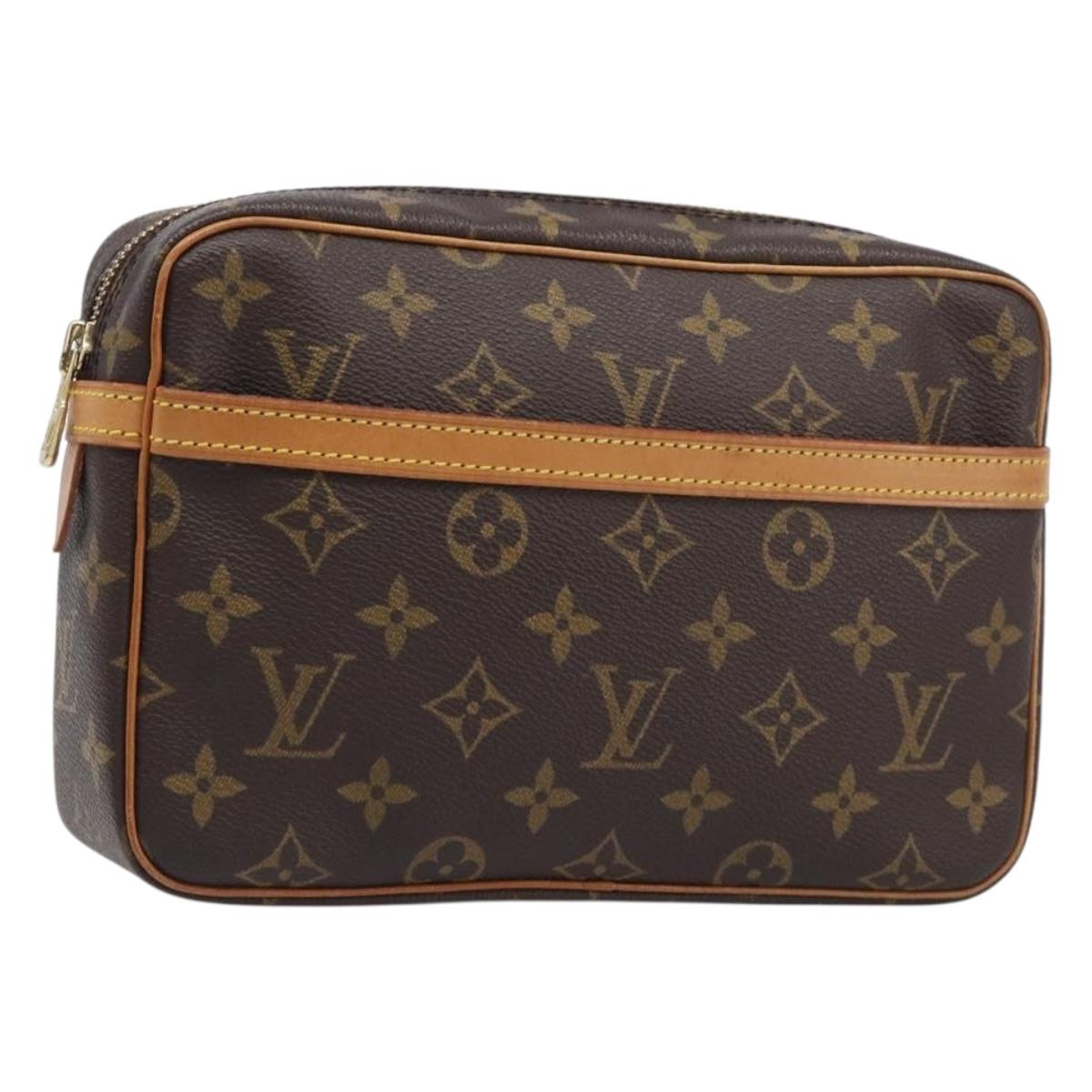 LOUIS VUITTON Monogram Compiegne 23 Clutch Bag M51847 LV Auth BA15497A