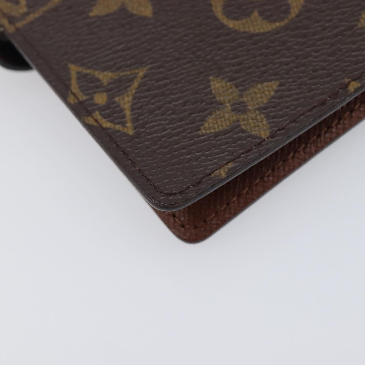 LOUIS VUITTON Monogram Agenda PM Day Planner Cover R20005 LV Auth BA15498