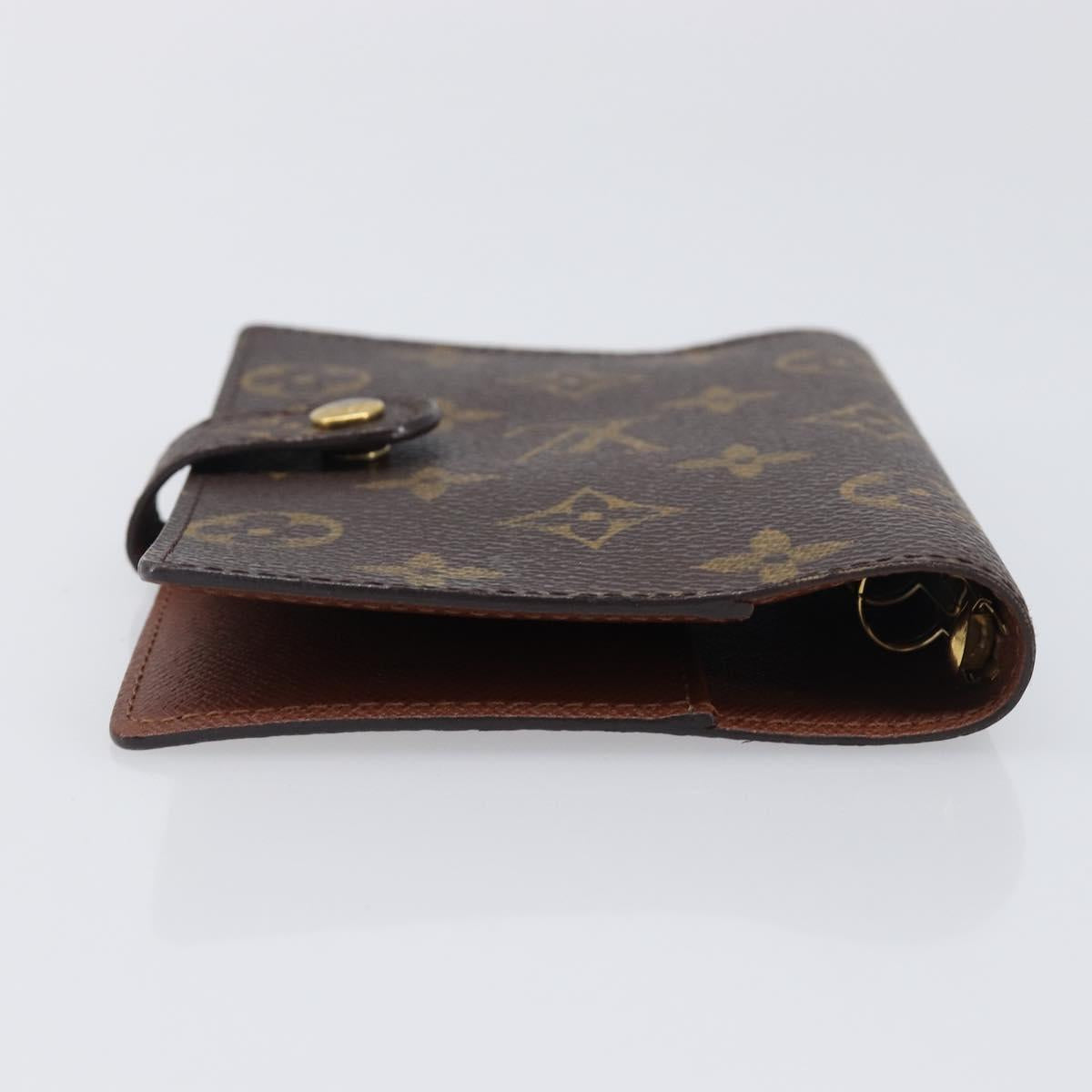 LOUIS VUITTON Monogram Agenda PM Day Planner Cover R20005 LV Auth BA15498