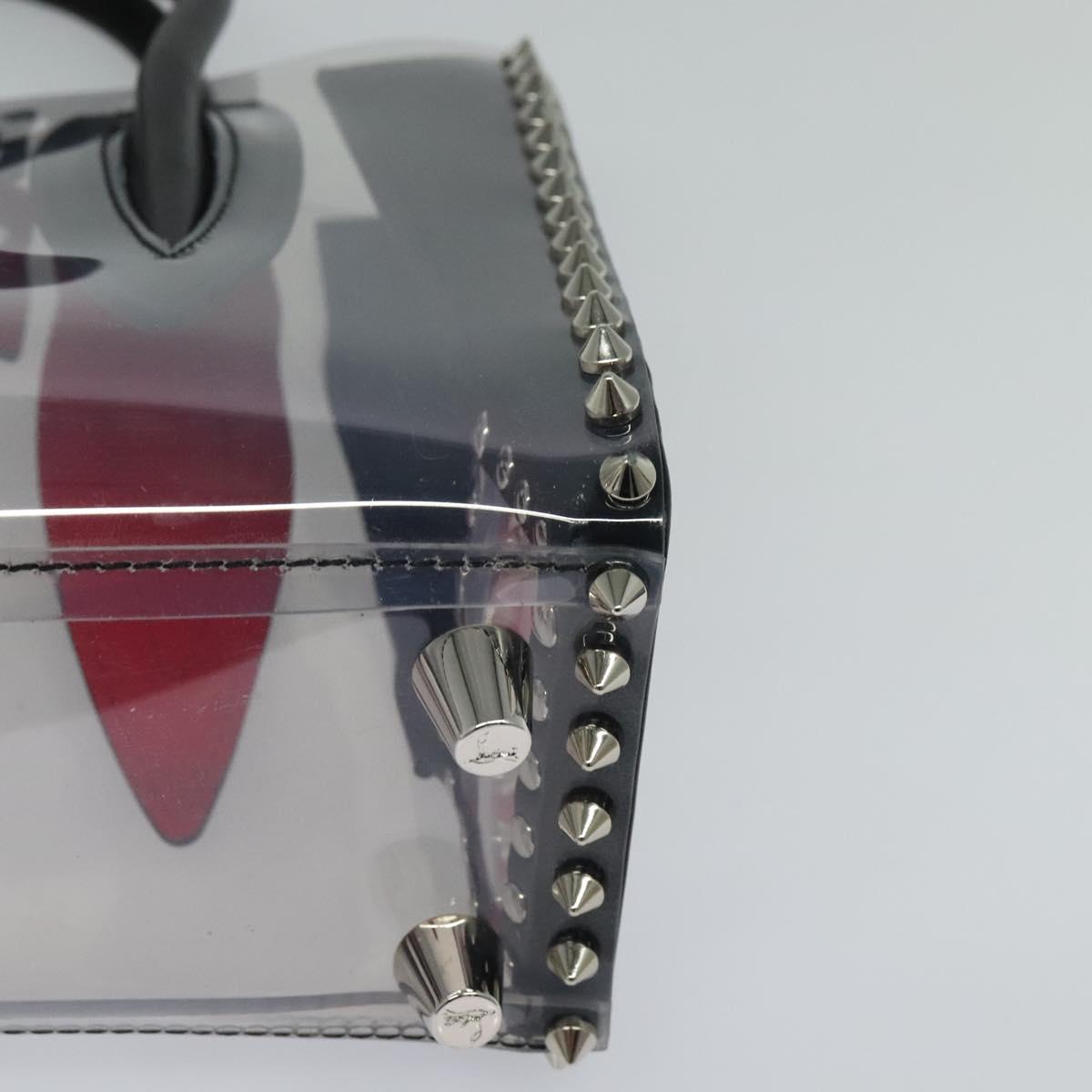 Christian Louboutin Hand Bag Vinyl 2way Clear Auth BA154A