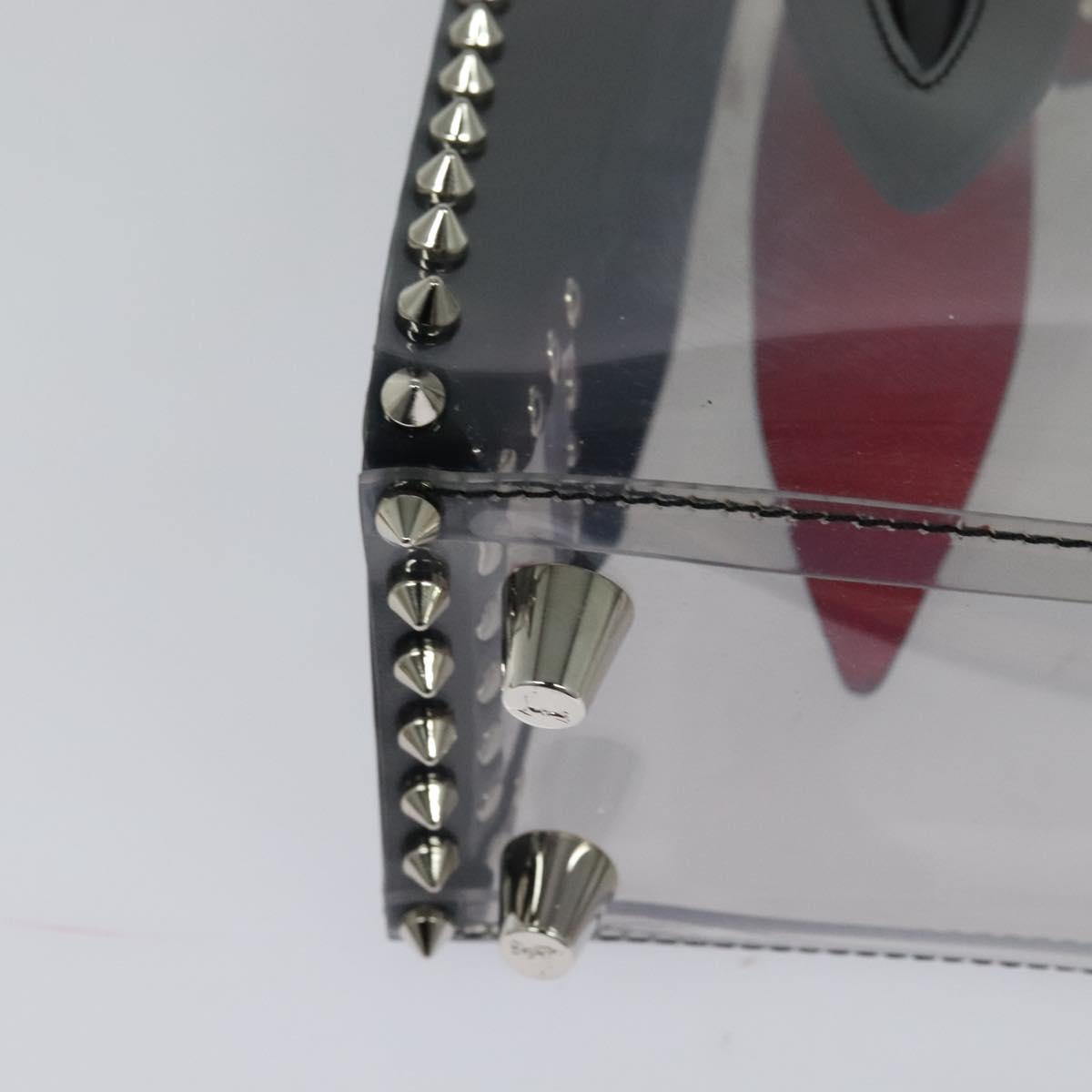 Christian Louboutin Hand Bag Vinyl 2way Clear Auth BA154A
