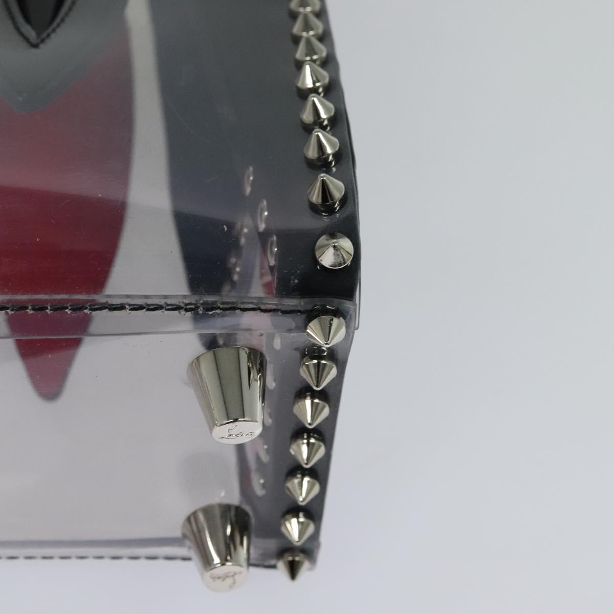 Christian Louboutin Hand Bag Vinyl 2way Clear Auth BA154A