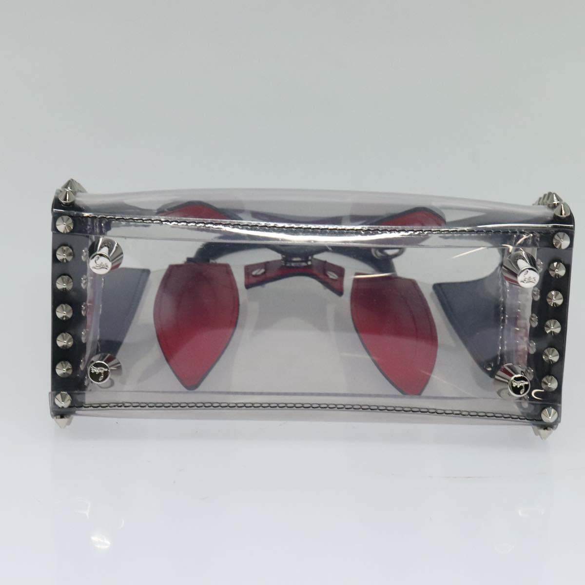 Christian Louboutin Hand Bag Vinyl 2way Clear Auth BA154A