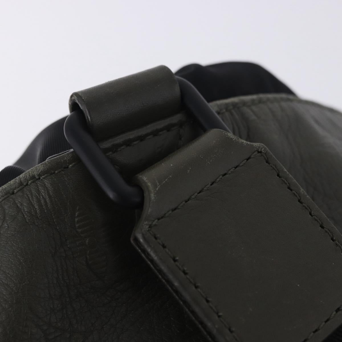 LOUIS VUITTON Monogram Shadow Chalk sling Bag Khaki M44634 LV Auth BA15500V