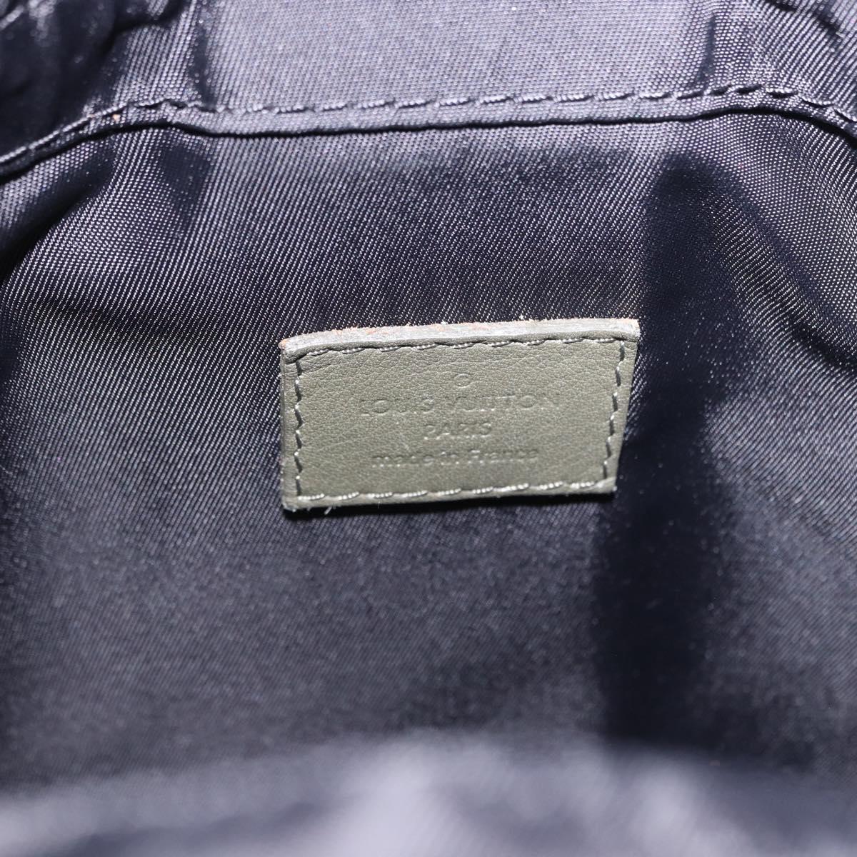 LOUIS VUITTON Monogram Shadow Chalk sling Bag Khaki M44634 LV Auth BA15500V