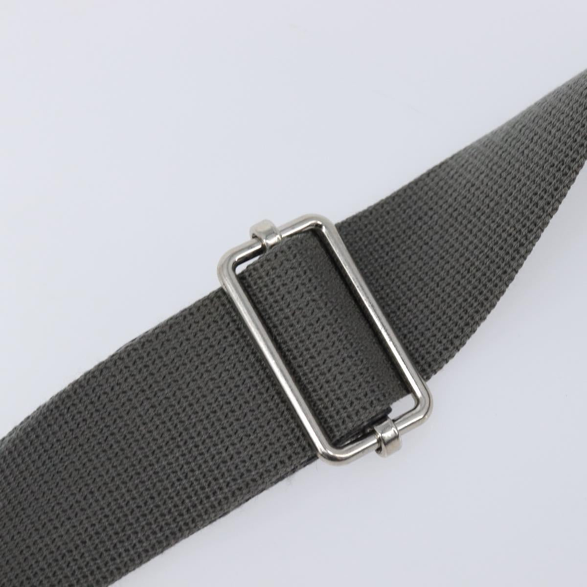 HERMES Good News Shoulder Bag Taurillon Clemence Gray Silver Auth BA15507V