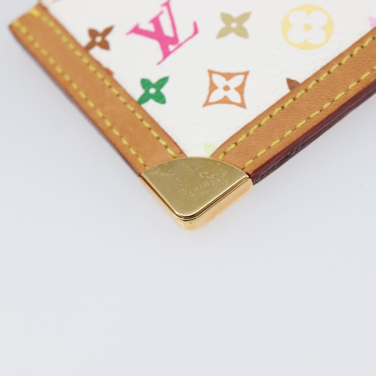 LOUIS VUITTON Monogram Multicolor Pochette Cles Coin Purse M92655 Auth BA15510V