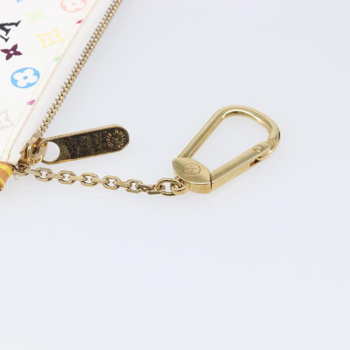LOUIS VUITTON Monogram Multicolor Pochette Cles Coin Purse M92655 Auth BA15510V