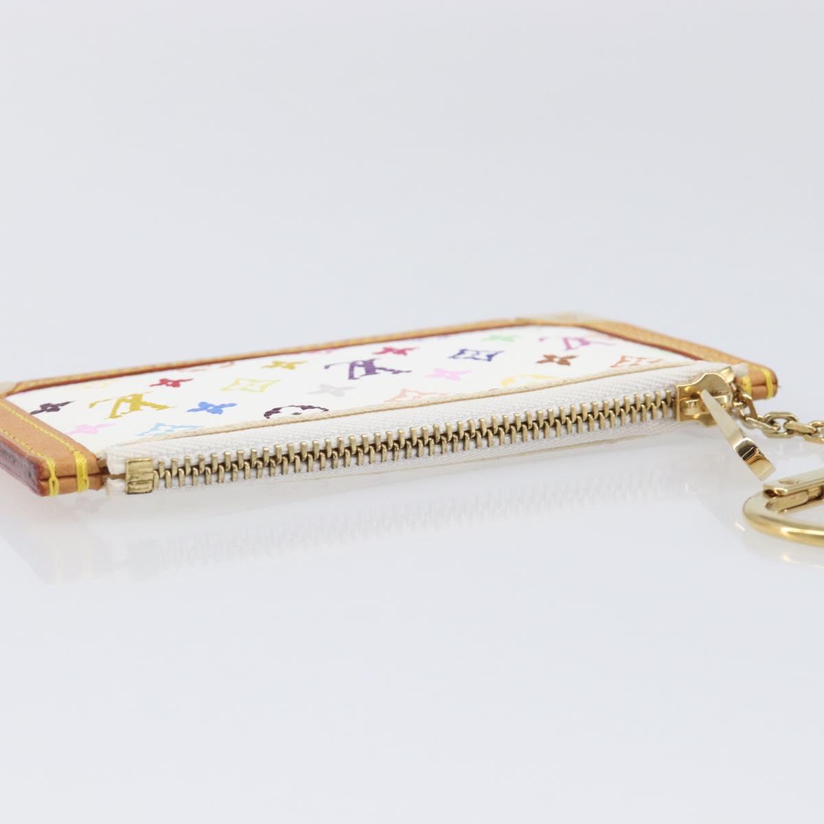 LOUIS VUITTON Monogram Multicolor Pochette Cles Coin Purse M92655 Auth BA15510V