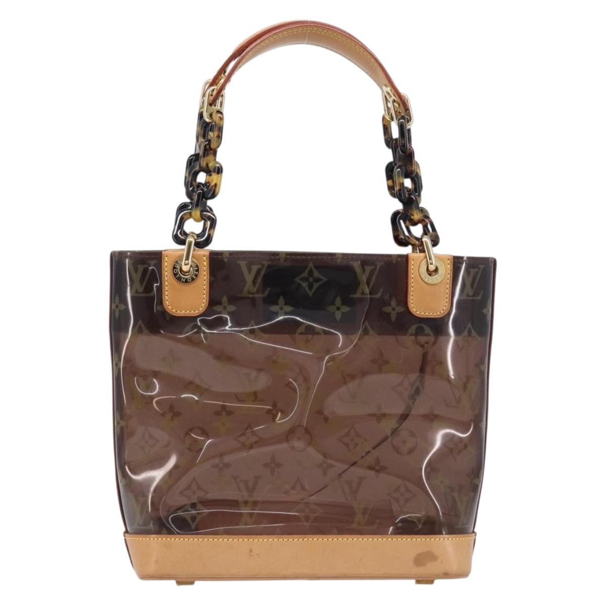 LOUIS VUITTON Monogram Vinyl Cabas Amble PM Hand Bag M92502 LV Auth BA15513V