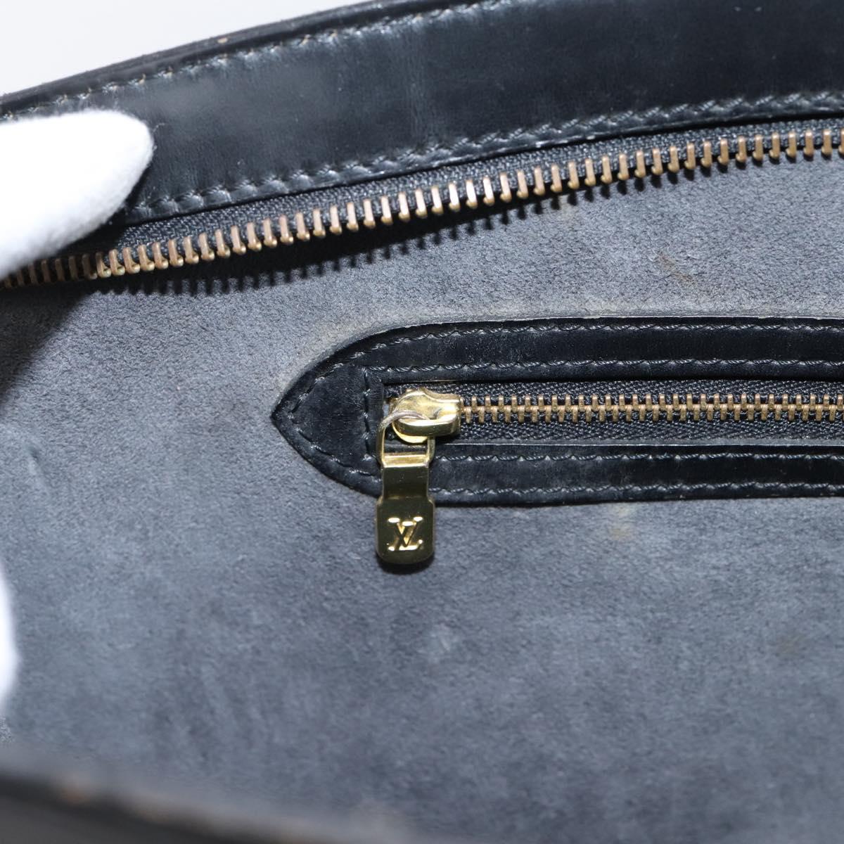 LOUIS VUITTON Epi Saint Jacques Shopping Shoulder Bag Black M52262 Auth BA15516