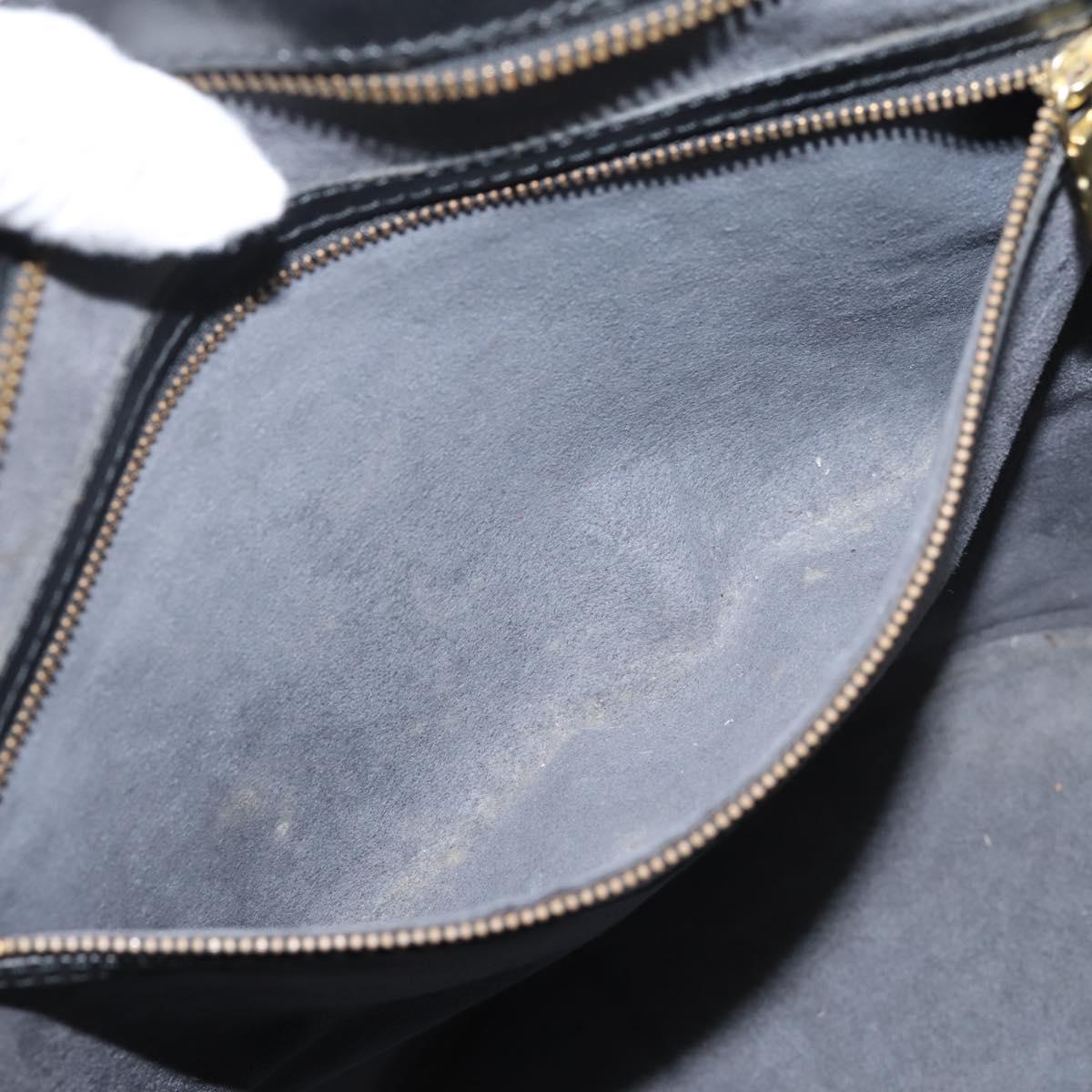 LOUIS VUITTON Epi Saint Jacques Shopping Shoulder Bag Black M52262 Auth BA15516
