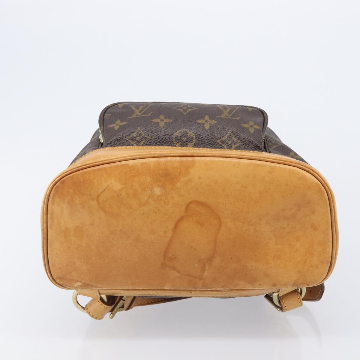 LOUIS VUITTON Monogram Montsouris MM Backpack M51136 LV Auth BA15520