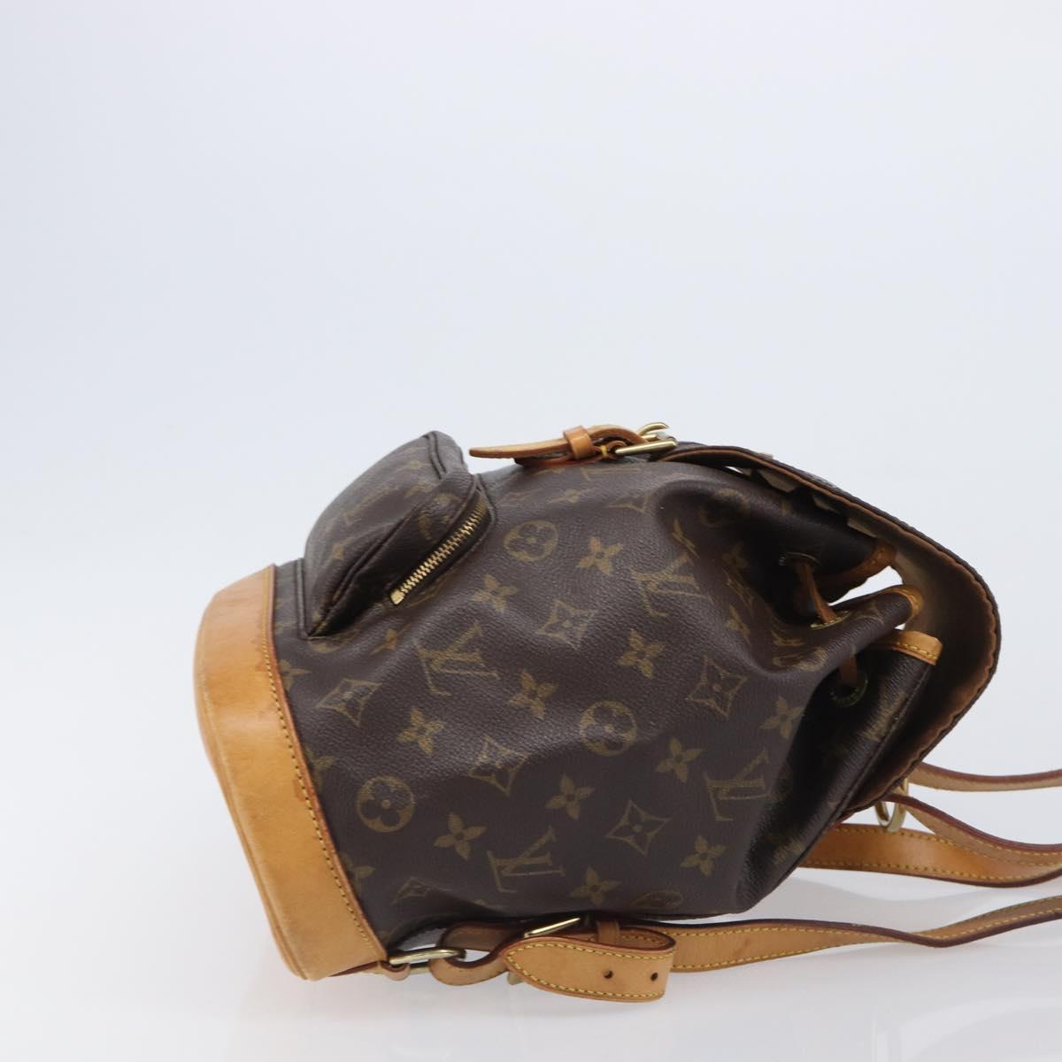 LOUIS VUITTON Monogram Montsouris MM Backpack M51136 LV Auth BA15520