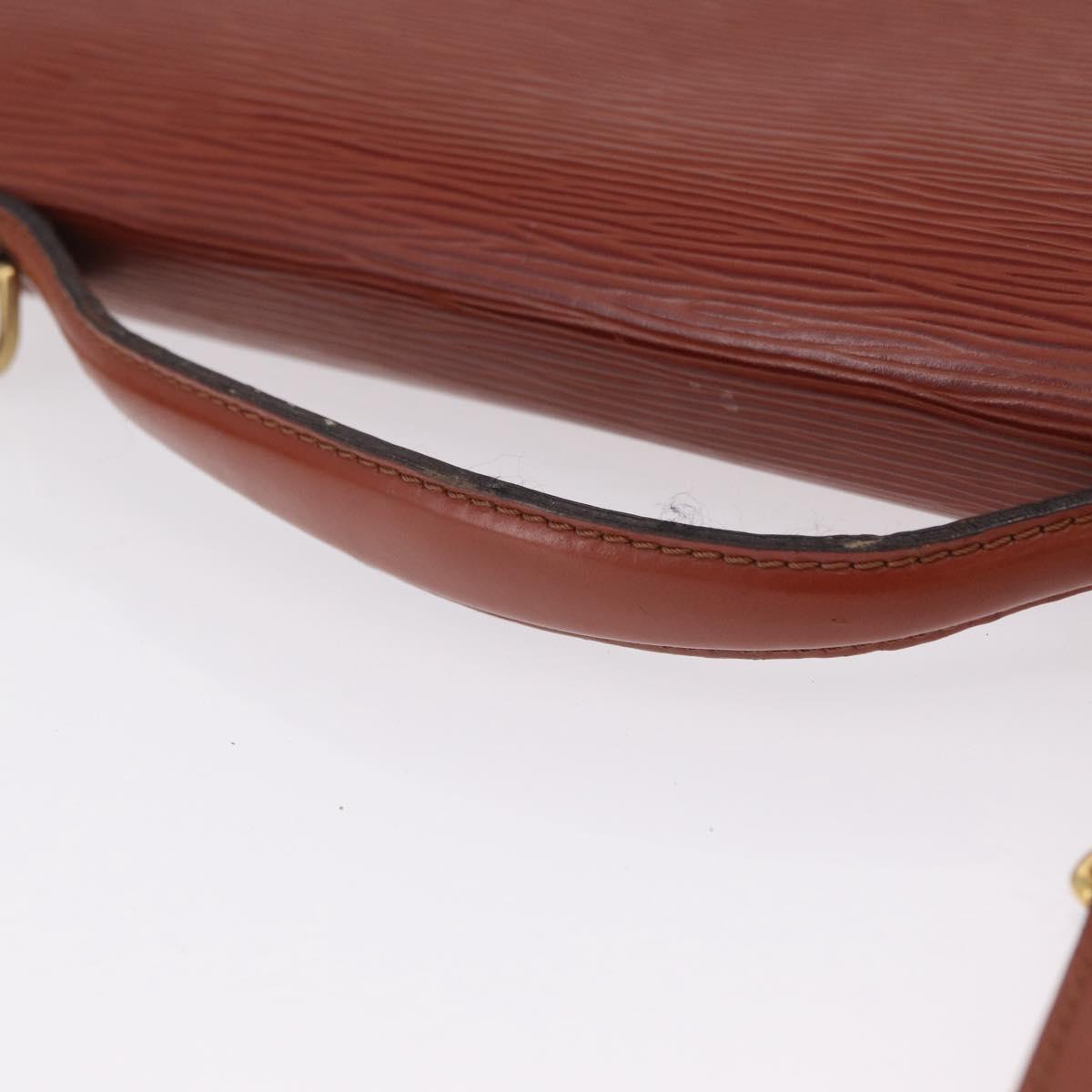 LOUIS VUITTON Epi Monceau 28 Hand Bag Brown M52123 LV Auth BA15521